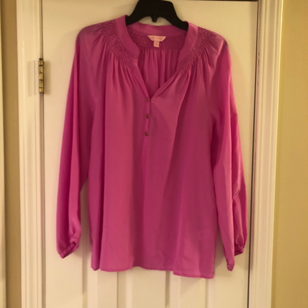 ❌SOLD❌Lilly Pulitzer Elsa Silk Blouse